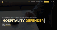 Desktop Screenshot of hospitalitydefender.com
